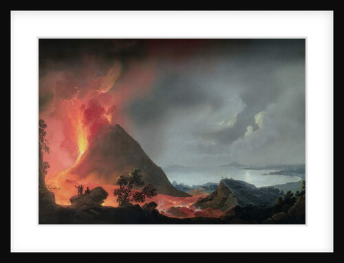 The Eruption of Vesuvius in 1810 by Italian School