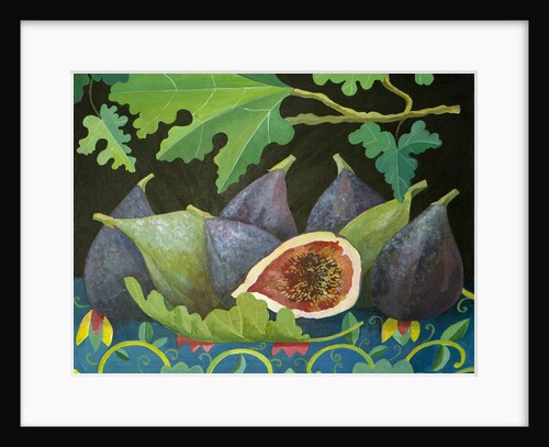 Figs on black, 2014 by Jennifer Abbott