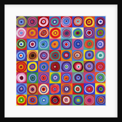 In Square Circle 64 after Kandinsky, 2012 by David Newton