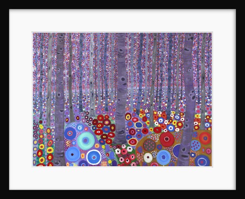 Klimt's Forest, 2010 by David Newton