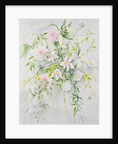 Wedding Flowers for Louisa and Robert, 1993 by Alison Cooper