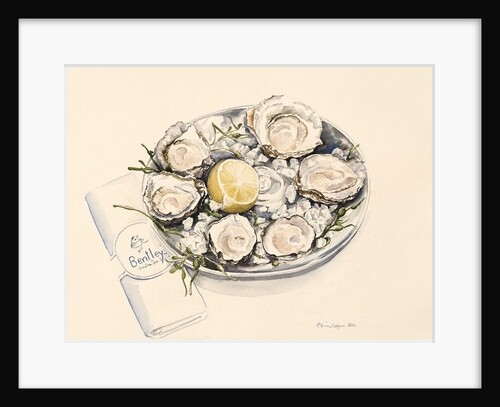 A Plate of Oysters, 2012 by Alison Cooper