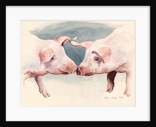 Two Little Piggies, 2012 by Alison Cooper