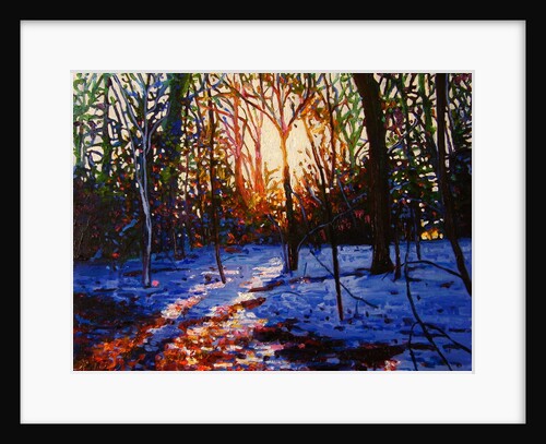 Sunset on Snow, 2010 by Helen White