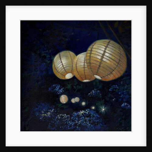 Night garden I by Helen White