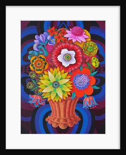 Blooms in a basket, 2013 by Jane Tattersfield