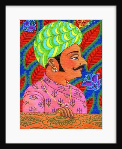 Maharaja with butterflies, 2011 by Jane Tattersfield