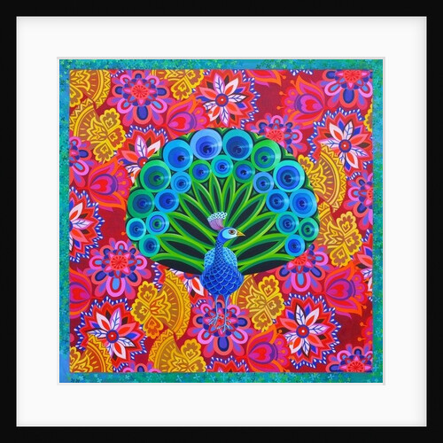 Peacock and pattern, 2015 by Jane Tattersfield