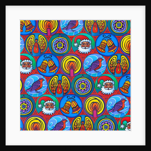 Christmas in small circles, 2015 by Jane Tattersfield