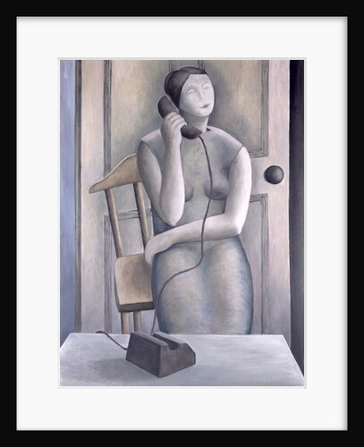 Woman on Phone, 1995 by Ruth Addinall