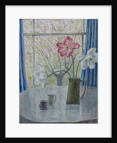 Tulips with Cherry Blossom, 2014 by Ruth Addinall