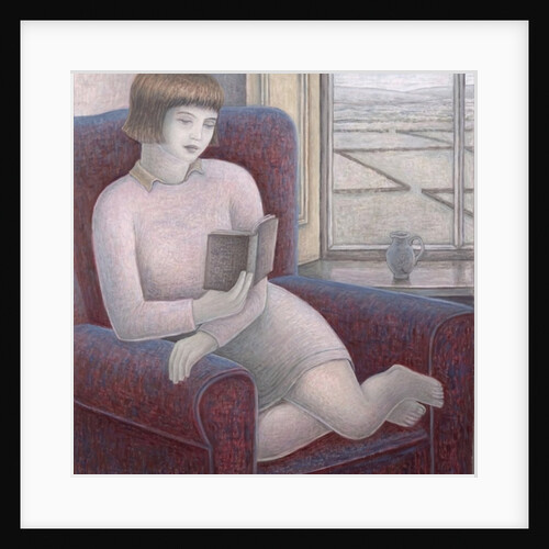 Girl Reading in Armchair, 2009 by Ruth Addinall