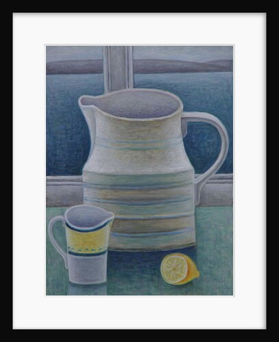 Still Life with Two Jugs and Lemon by Ruth Addinall