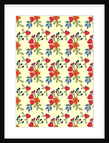 Flora print, 2015 by Isobel Barber