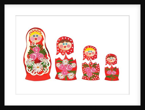 Russian dolls, 2014 by Isobel Barber