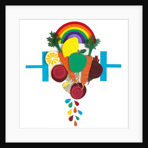 Eat the Rainbow, 2016, paper by Isobel Barber