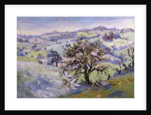 From Udimore Towards Peasmarch, Sussex, in winter by Anne Durham