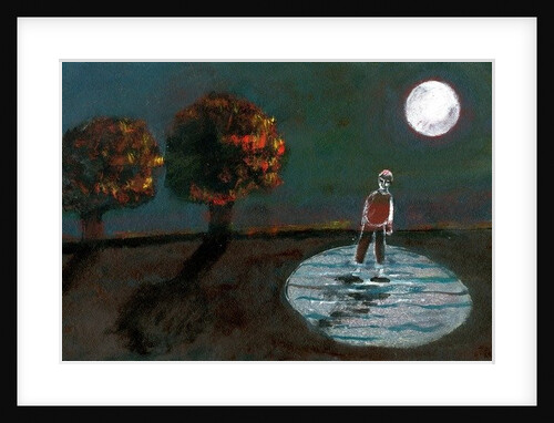 Autumn Becoming Winter, Study For A Night Stroll, 2004 by Gigi Sudbury