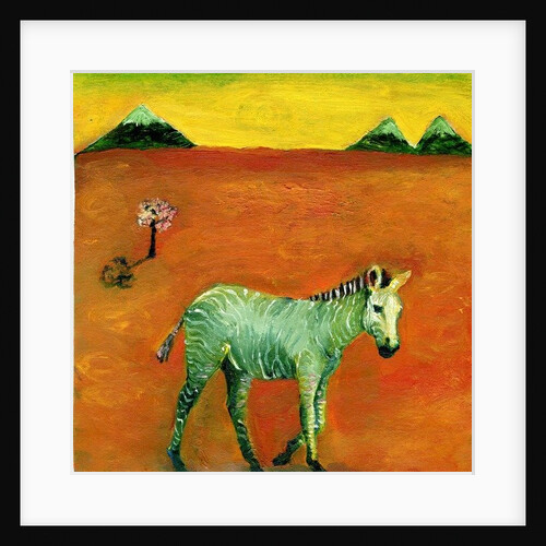 Green Zebra and Cherry Tree, 2016 by Gigi Sudbury