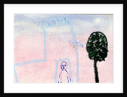 My Castle, A Seagull and A Cyprus Tree, 2005 by Gigi Sudbury