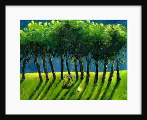 Zebra Trees, 2005 by Gigi Sudbury