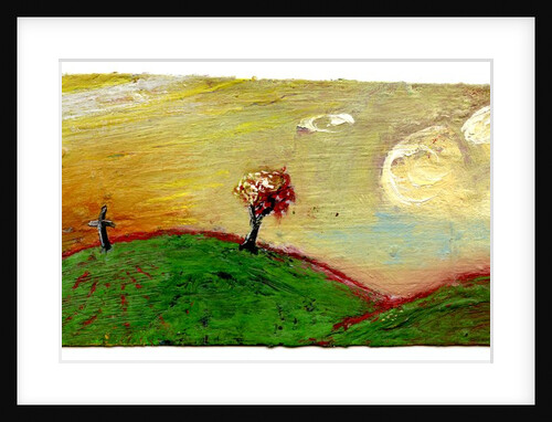 Tree and Cross, Sunset, 2003 by Gigi Sudbury