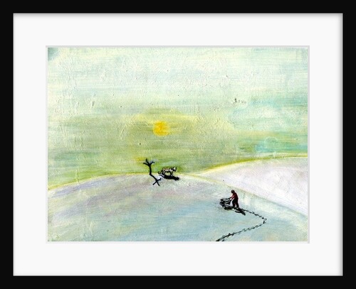 My Wheelbarrow And The Snow Tiger, 2004 by Gigi Sudbury