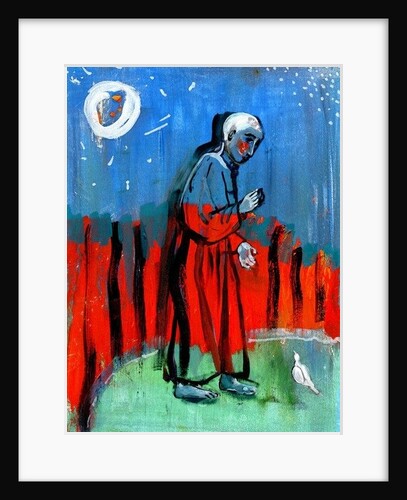 Feeding The Birds. After Giotto, 2015 by Gigi Sudbury