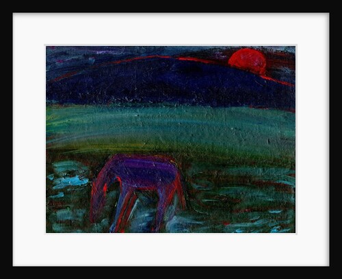 The Horse and the Red Moon, 2016 by Gigi Sudbury