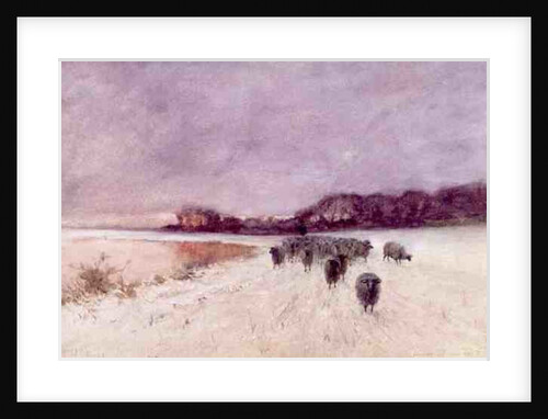 Winter at Loch Ard by Alfred East