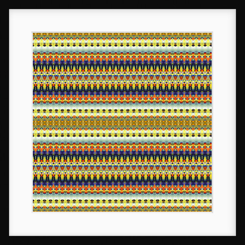 Tribal Orange Stripe by Robyn Parker