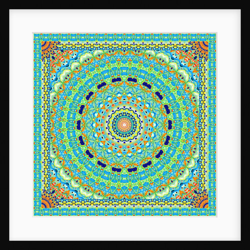 Tropical Fish Wheel Tile, 2016 by Robyn Parker