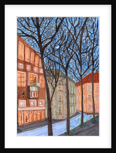 Friedrichshain at Night, 2017 by Charlotte Orr