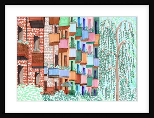 Balconies of Kreuzberg, 2017 by Charlotte Orr