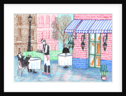 Cafe, 2017 by Charlotte Orr