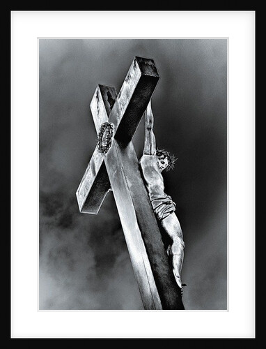 Crucifixion at the Pope's Palace, 2015 by Joy Lions