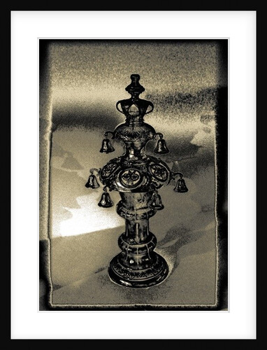 Silver Torah Handle, 2015 by Joy Lions
