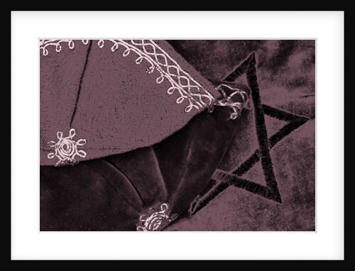 Dunny's Yarmulkes and Tallis Bag, 2016 by Joy Lions