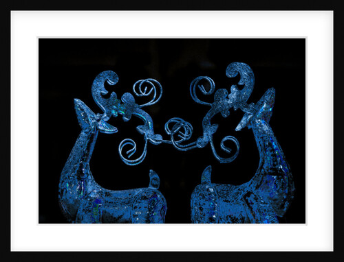 Blue Reindeer, 2017 by Joy Lions