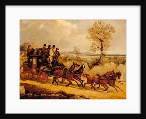 The Dover Coach going Downhill by Henry Thomas Alken
