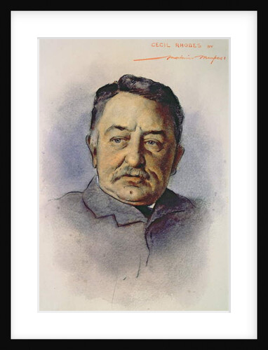 Portrait of Cecil Rhodes by Mortimer Ludington Menpes