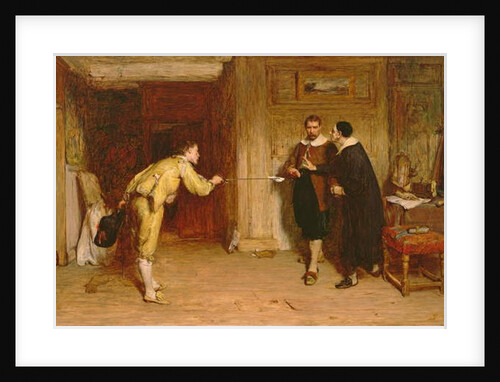 The Challenge: A Puritan's Struggle between Honour and Conscience, 1864 by William Quiller Orchardson