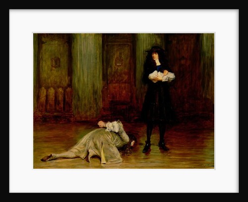 The Duke of Monmouth Pleading for his Life before James II by John Pettie