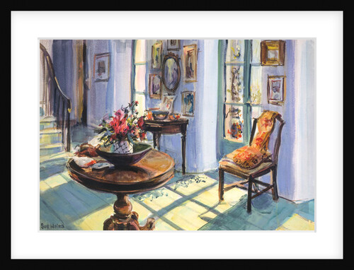 Vanessa's sunlit hall, 1995 by Sue Wales