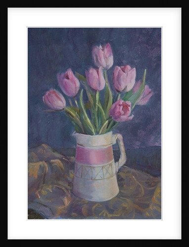 Pink tulips, 2015 by Sue Wales