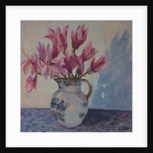 Pink magnolias, 2019 by Sue Wales