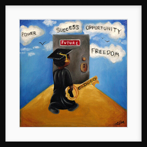 Education is the Key, 2015 by Chris Fabor