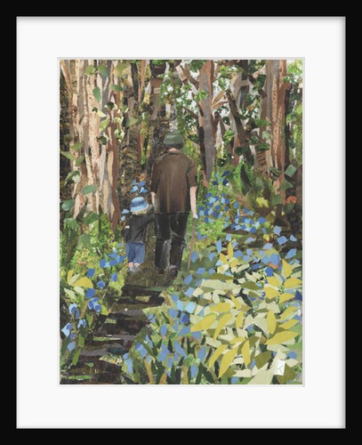 Among The Bluebells, 2014 by Kirstie Adamson