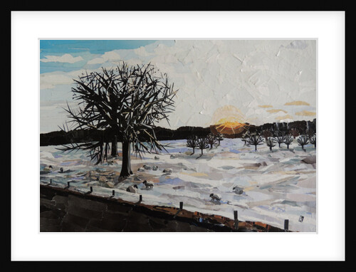 Winter Twilight - Chatsworth Estate, 2017 by Kirstie Adamson