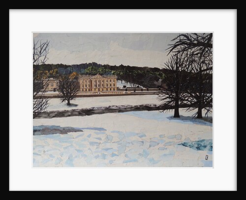 Chatsworth In The Snow, 2017 by Kirstie Adamson